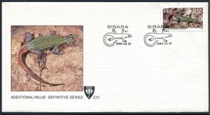 SA-Venda 138, FDC. Michel 134. Reptiles 1986.