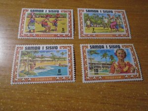 Samoa  #  344-47  MNH