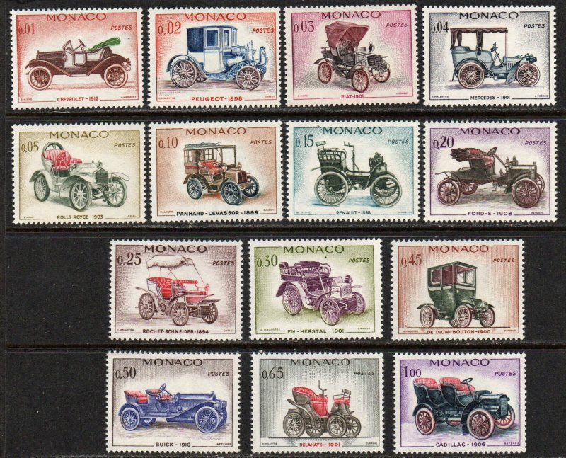 Monaco Sc #485-498 Mint Hinged