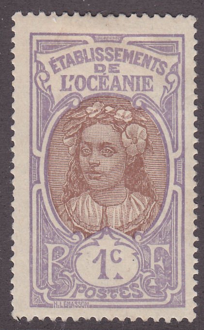 French Polynesia 21 Tahitian Girl 1913