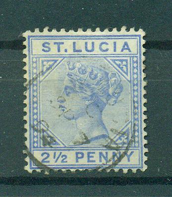 St. Lucia sc# 31 (2) used cat value $1.25