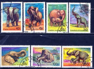 Tanzania 1991: Sc. # 792-798; Used CTO Cpl Set