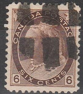 Canada #80  F-VF Used CV $55.00 (A16805)