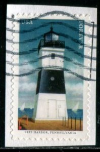 5623 (55c) Mid-Atlantic Lighthouses - Erie Harbor SA. used on paper