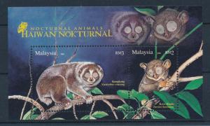 [29198] Malaysia 2008 Wild Life Night Animals MNH Sheet