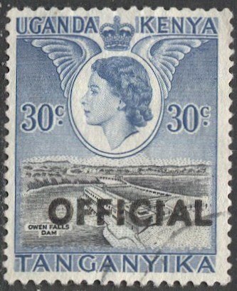 TANGANYIKA  1959 Sc O5 30c Used VF  Official stamp