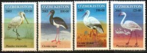 2003 Uzbekistan 523-526 Birds 5,00 €