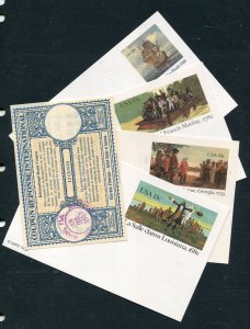 Misc US Postcards (4) + IRC15 Coupon⭐⭐⭐⭐⭐⭐