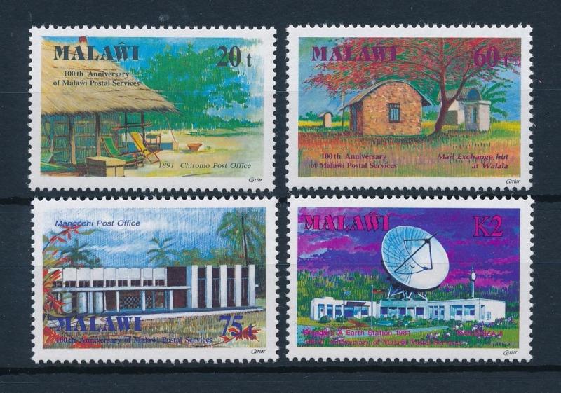 [50877] Malawi 1991 Centenary Postal service Post offices MNH