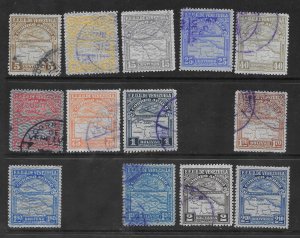 Venezuela Scott #C17/C40 Used Broken set Bi-plane air mail stamp 2017 CV $56.20