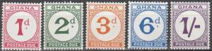 Ghana #J6-10  MNH (S5859)