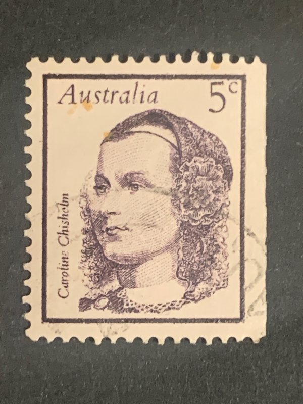 Australia   ,  black cancelled postage stamp  stamp used, refno:1001