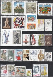 Czechoslovakia ( Ceska ) 2019 MNH Year set 29 stamps + 5 S/S+7 M/S + 5 Bk +blac