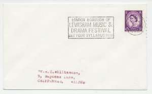 Cover / Postmark GB / UK 1966 Lewisham Music and Drama Festival