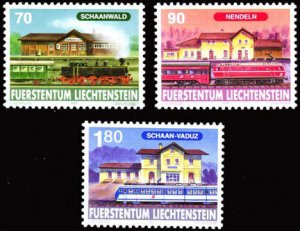 Scott #1104-6 Railways MNH