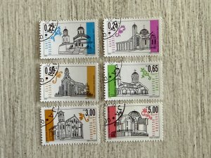 Bulgaria #4153-4158 Used, Churches, 2024 SCV $4.50