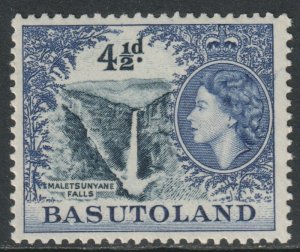 Basutoland Scott 50 - SG47, 1954 Elizabeth II 4.1/2d MH*