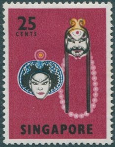 Singapore 1968 SG108 25c Lu Chih Shen and Lin Chung MLH