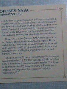 ​UNITED STATES STAMP-1997-COMMEMORATIVE COIN COVER WITH STAMPS & UN-CIRCULATED