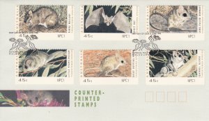 Australia Threatened Species Counter Printed Stamps, # 1235, First Day Cover