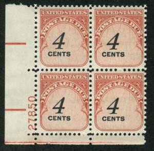 #J-92  4c Postage Due