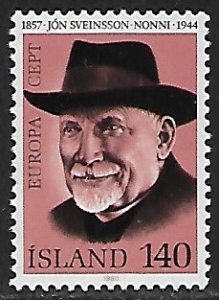 Iceland # 528 - Jon Sveinsson Nonni - MNH.....{G6}