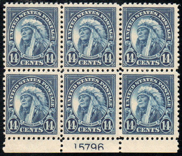 USA #565 F/VF OG H, bold color, nice