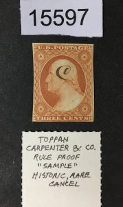 US STAMPS # 10A USED CV. $150 LOT #15597