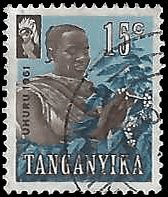 TANGANYIKA   #47 USED (9)