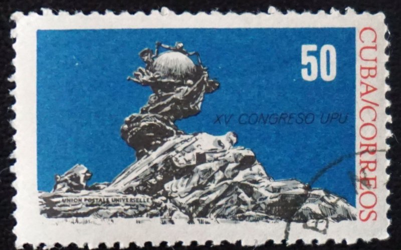 Cuba Sc# 837  UPU Universal Postal Union 50c 1964  used / cto