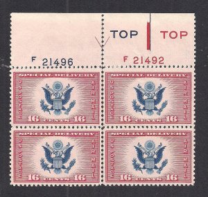 UNITED STATES SC# CE2  PL B/4  TY'2  VF/MNH