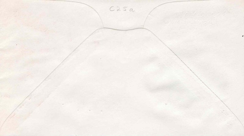 USA 1943 FDC Sc C25a 6c Air Mail Booklet Pane Artcraft Cachet Washington DC