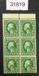 US STAMPS #498e  MINT OG NH  BOOKLET  LOT #31819