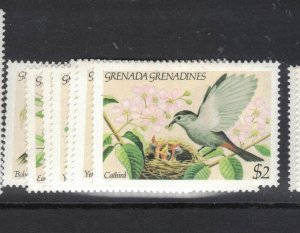 Grenada Grenadines Birds SC 590-6 MNH (4fdg)