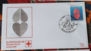 Belgium. 1985. Belgian Red Cross. Blood Donations