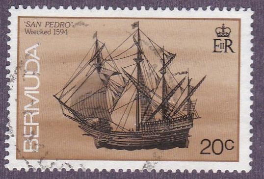 Bermuda # 488, Ship San Pedro, Used