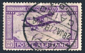 Egypt C1,used. Michel 103. Air Post 1926. Mail Plane in Flight.