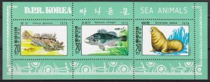 1979 Korea North 1937-39KL Sea fauna 8,00 €