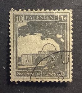 Palestine 1927 Scott 73 used - 10 m, Rachel's Tomb, Bethlehem