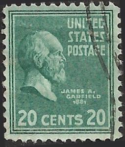 # 825 USED JAMES A. GARFIELD