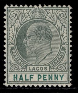 NIGERIA - Lagos EDVII SG54, ½d dull green & green, M MINT. Cat £19. ORDINARY