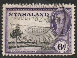 Nyasaland Protectorate Sc #74 Used