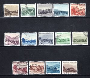 Liechtenstein #198-211   Used    VF   CV $32.05   ....   3510088