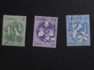 ​CUBA-1983 SC#2659 WILD FLOWERS FANCY CANCEL-HARD TO FIND VERY FINE