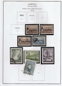 ARGENTINA 1920s/60s M&U Collection on Pages (Aprx 90+ Items) Goy3296