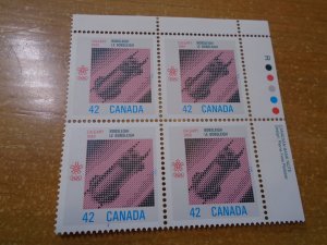 Canada # 1131i  D/MF pap  MNH  Plate Block