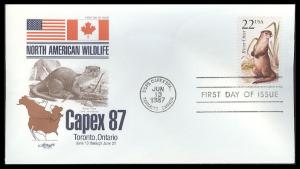 #2314 River Otter Artmaster FDC