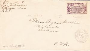 Middle Congo Cover 1938 Bangui CDS