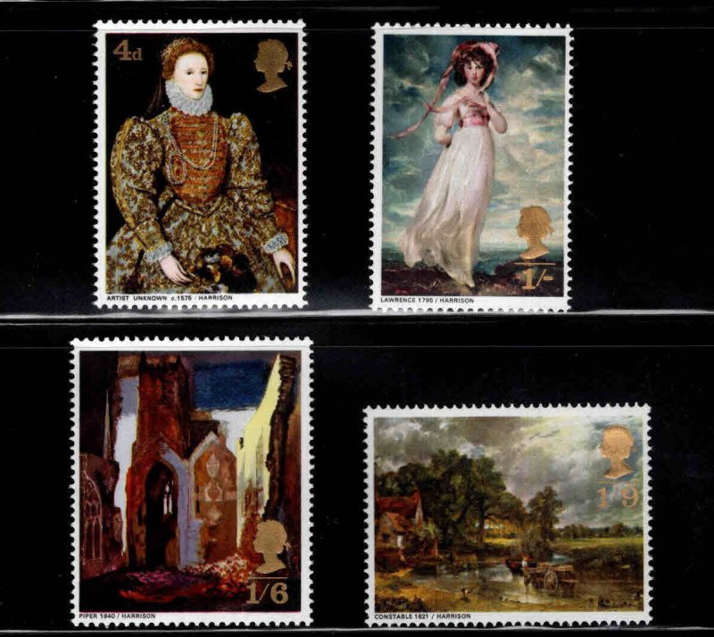 Great Britain Scott 568-571  MNH** Painting set