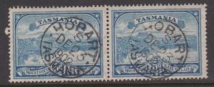 Tasmania Sc#92 Used Pair